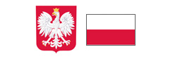 Flaga Polski i godło