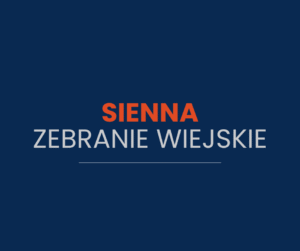 Zebranie wiejskie w Siennej – 15 października 2025 r.