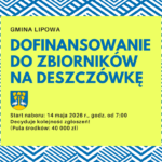 DOFINANSOWANIE DO ZBIORNIKÓW NA DESZCZÓWKĘ w Gminie Lipowa
