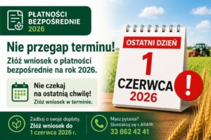 Termin składania wniosków o płatności bezpośrednie